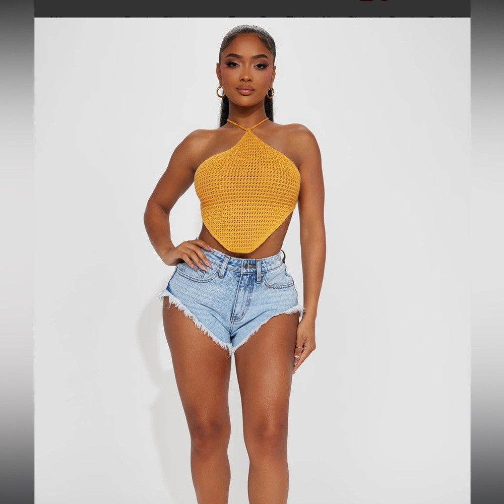 Fashion Nova denim shorts